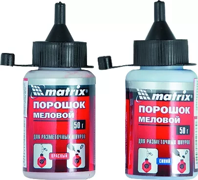 Порошок меловой красный 50 г для разметочных шнуров  MATRIX 84857 купить в Нягани