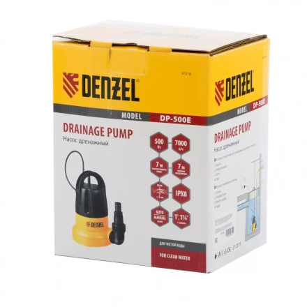 Дренажный насос Denzel DP500E 97218 купить в Нягани