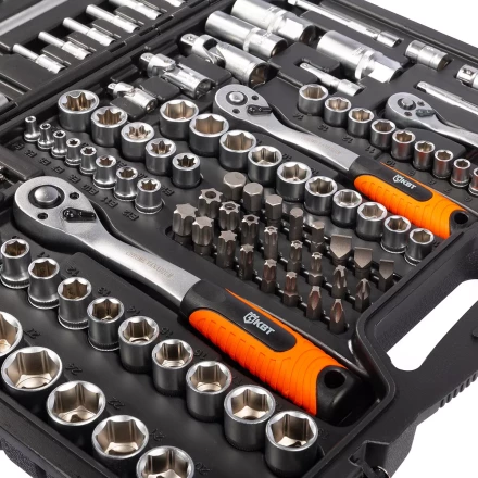 Набор автоинструмента КВТ НАИ-09/150 1/2&quot;, 1/4&quot;, 3/8&quot;, 150 предметов (92315) купить в Нягани