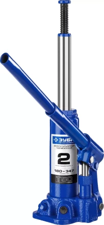 Домкрат гидравлический бутылочный T50, 2т, 180-347мм, в кейсе, ЗУБР Профессионал 43060-2-K 43060-2-K_z01 купить в Нягани