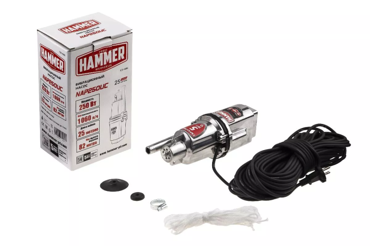 Вибрационный насос HAMMER NAP250UC(25) купить в Нягани