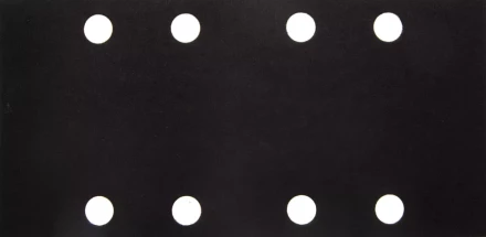 Лист шлиф. универсал. URAGAN &quot;Оптимален для мягких пород дерева&quot; 8 отверстий по линии, для ПШМ, P180, 80х166мм, 50шт 907-21101-180-50 купить в Нягани