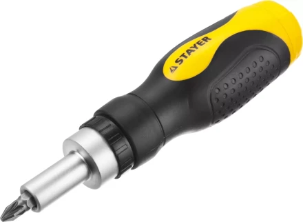 Набор STAYER &quot;MASTER&quot; &quot;HERCULES&quot;: Отвертки, реверс отвертка, биты 35шт, адаптер для торц голов, торц голов 9шт, 46 предм 25084-H46 купить в Нягани