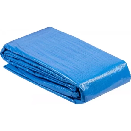 Тент-полотно ЗУБР &quot;МАСТЕР&quot; универсальный, из тканого полимера плотностью 75 г/м3, с люверсами, водонепроницаемый, 8мх12м 12550-08-12 купить в Нягани