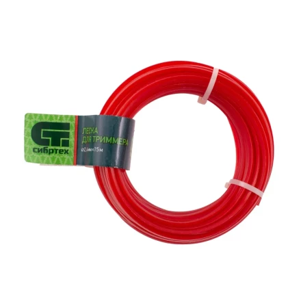 Леска для триммера треугольная, 2.4 мм х 15 м, Россия Сибртех 961655 купить в Нягани