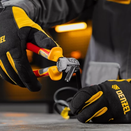 Бокорезы, диэлектрические рукоятки Denzel 17789, до 1000 В, трехкомпонентные рукоятки, 180 мм купить в Нягани