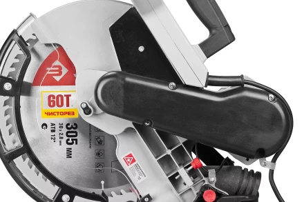 Пила торцовочная с ременной передачей ЗПТ-305-1800 ПЛР серия МАСТЕР купить в Нягани