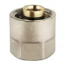 Соединитель GENERAL FITTINGS для металлопластиковых труб, евроконус, никелированная латунь, 1/2" / 16 мм x 2,0 мм 51047-1/2-16 купить в Нягани