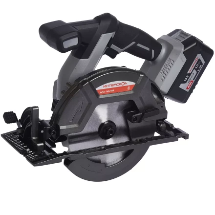 Профессиональная дисковая пила с бесщеточным (вентильным) двигателем ИНТЕРСКОЛ ДПА-165/18В аккумуляторная Li-ion АПИ (кейс, без аккум. и ЗУ) купить в Нягани