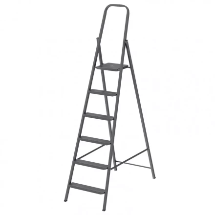 Стремянка 6 ступени компактная стальная Россия Сибртех 97946 купить в Нягани