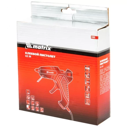 Клеевой пистолет 11 мм 100 Вт 10 г/мин Matrix 93005 купить в Нягани