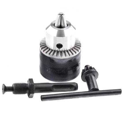 Патрон для дрели ключевой 1,5-13 мм М12 х 1,25 адаптер SDS Plus Сибртех 168257 купить в Нягани