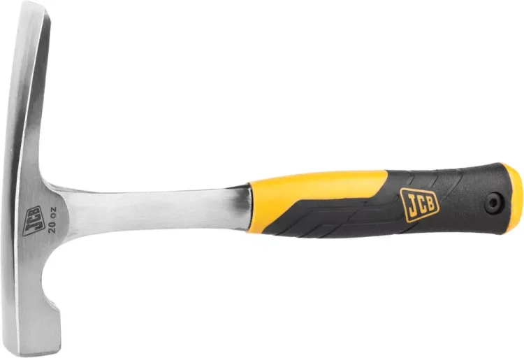 Молоток каменщика JCB цельнокованый, двухкомпонентная виброгасящая рукоятка, 550г JHM005 купить в Нягани