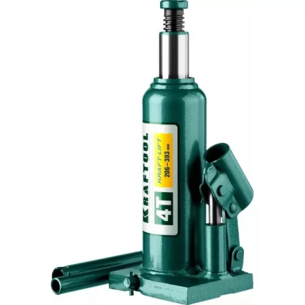 Домкрат гидравлический бутылочный &quot;Kraft-Lift&quot;, сварной, 4т, 206-393мм, KRAFTOOL 43462-4 43462-4_z01 купить в Нягани