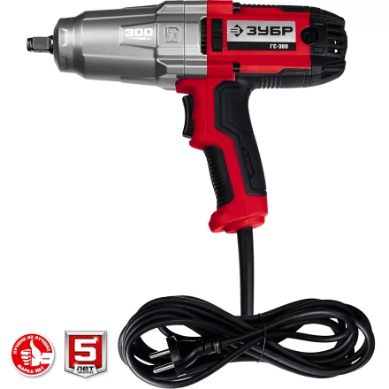 ЗУБР 300 Н·м, 350 Вт, ударный гайковерт (ГС-300) купить в Нягани