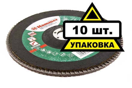 Круг Лепестковый Торцевой (КЛТ) HAMMER КЛТ 1 Ф180х22 Р60 213-014 купить в Нягани