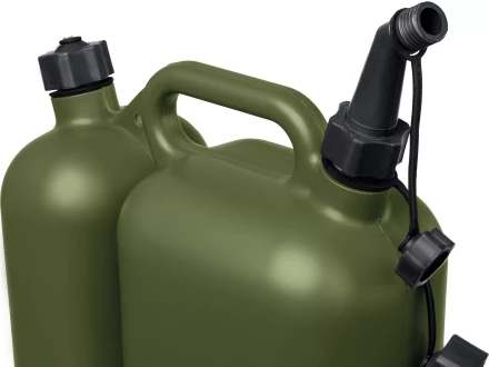 ЗУБР 5 + 2.5 л, пластиковая усиленная двухсекционная канистра, Профессионал (38367-7.5) купить в Нягани