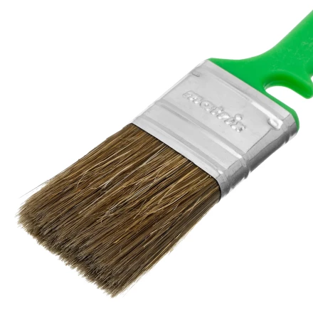 Кисть флейцевая для работ по дереву, 35х10 мм, смешанная щетина, пластиковая рукоятка// MTX 833729 купить в Нягани