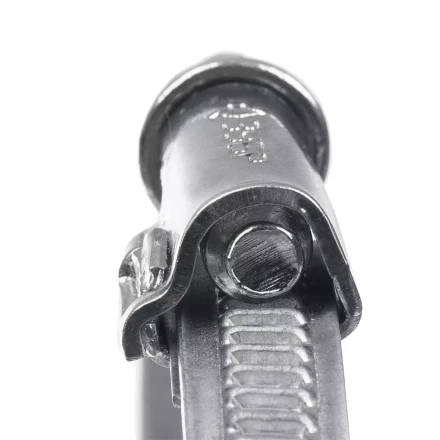 ЗУБР Х-9Н, 32 - 50 мм, накатная лента 9 мм, цинк, 50 шт, червячный хомут (37807-50) купить в Нягани