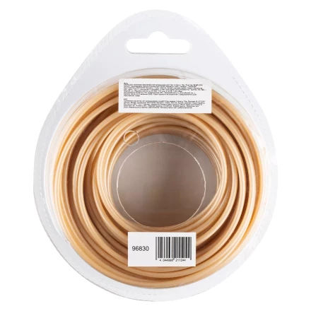 Леска для триммера армированная алюминием круглая, 2,4мм х 15м, блистер ALUFLEX Denzel 96830 купить в Нягани