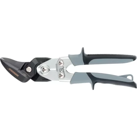 Ножницы по металлу&quot;PIRANHA&quot;усиленные,255 мм,прямой и левый рез,сталь-СrMo,двухкомп.рукоятки GROSS 78349 купить в Нягани