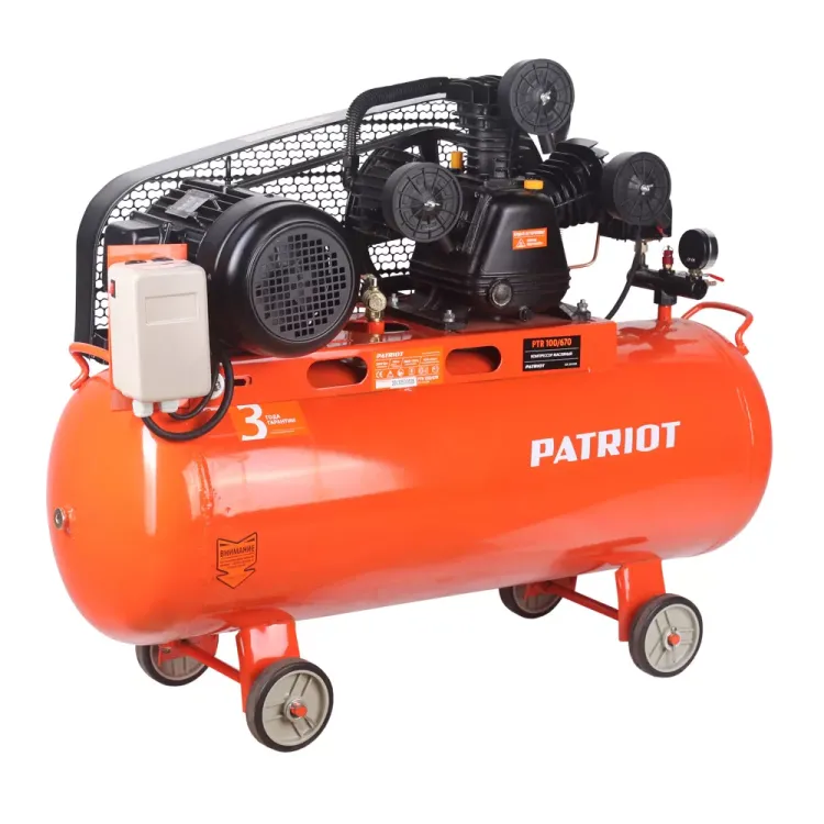 Компрессор масляный поршневой ременной PATRIOT PTR100/670 купить в Нягани