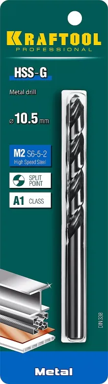 Сверла по металлу HSS-G 29651-10.5 купить в Нягани
