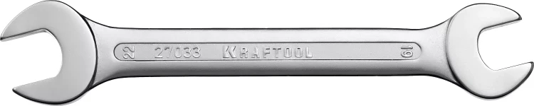 Ключи гаечные рожковые KRAFTOOL EXPERT, Cr-V, DIN 3110 27033-19-22 купить в Нягани