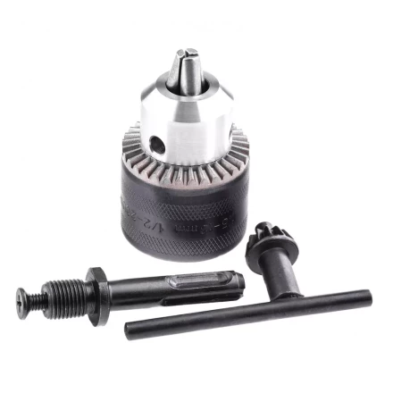 Патрон для дрели ключевой 1,5-13 мм 1/2 адаптер SDS Plus Сибртех 168177 купить в Нягани