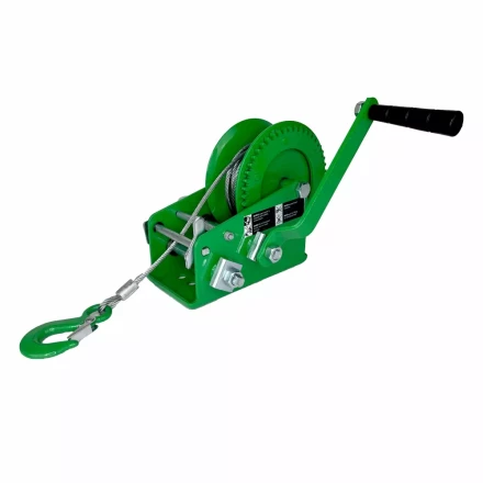 Лебедка ручная барабанная HITCH HW 1350 1350 кг канат 10 м (SZ073170) купить в Нягани