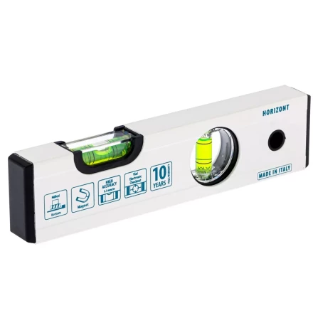 Уровень алюминиевый магнитный 200 мм фрезерованный 2 глазка Gross 33669 купить в Нягани