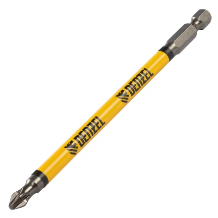 Бита PH2х127, сталь S2, цилиндр., 5шт. Е 6,3 Denzel 11646 купить в Нягани