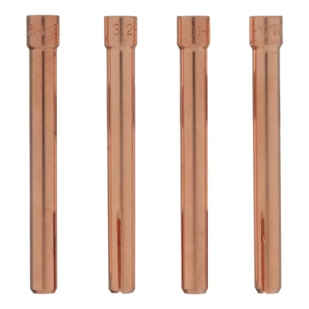 Набор цанг для электрода 1,6мм, 2,0мм, 2,4мм, 3,2 мм Denzel 93657 купить в Нягани