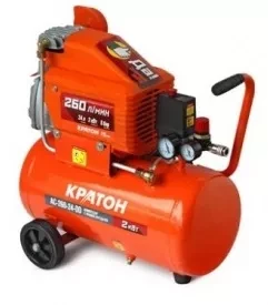 Компрессор масляный поршневой прямой привод Кратон AC-260-24-DD 3 01 01 033 купить в Нягани