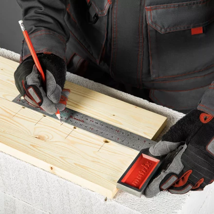 Угольник стальной Matrix, 300 мм, градуировка, 32391 купить в Нягани