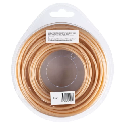 Леска для триммера армированная алюминием круглая, 2,7мм х 15м, блистер ALUFLEX Denzel 96831 купить в Нягани