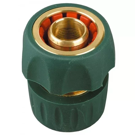 Соединитель RACO &quot;Profi-Plus&quot; (шланг-насадка), латунный с покрытием TPR, с автостопом, 3/4&quot; 4244-55106B купить в Нягани