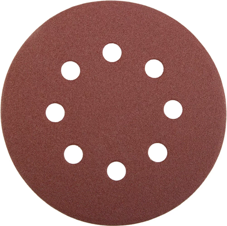 Круг STAYER "PROFI" из абразивной бумаги перфорированный, 125мм/ №80, 5шт 3580-125-080 купить в Нягани