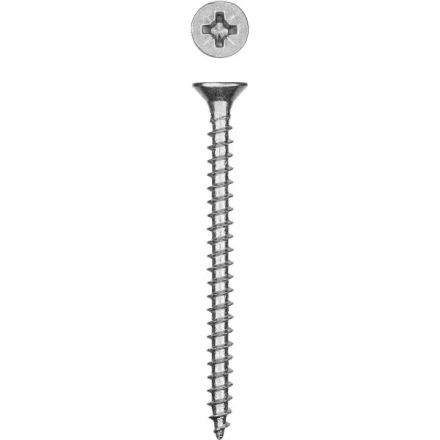 Саморезы СУ-Б универсальные, 50 x 4.0 мм, 4 000 шт, белый цинк, ЗУБР 300370-40-050 купить в Нягани