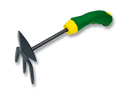 Мотыжка комбинир профиль &quot;лепесток&quot; и 3-зубая защ. покр обрез. эргономичная рукоятка  PALISAD 62377 купить в Нягани
