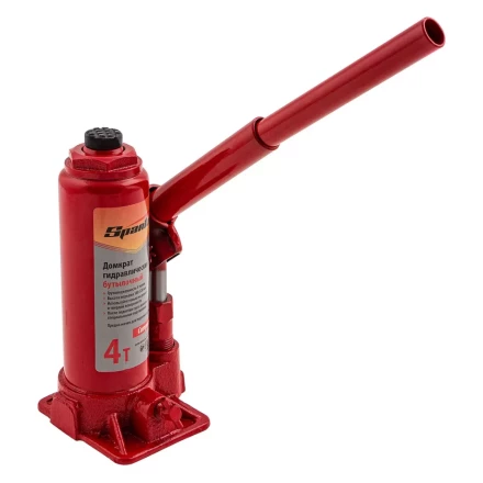Домкрат гидравлический бутылочный, 4 т, h подъема 180–320 мм Sparta Compact 50339 купить в Нягани