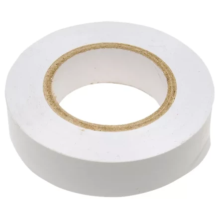 Изолента ПВХ 19 мм х 20 м 180 мкм белая СИБРТЕХ 88798 купить в Нягани