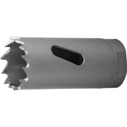 Коронка ЗУБР &quot;ЭКСПЕРТ&quot; биметаллическая, быстрорежущая сталь, глубина сверления до 38мм, d-19мм 29531-019_z01 купить в Нягани