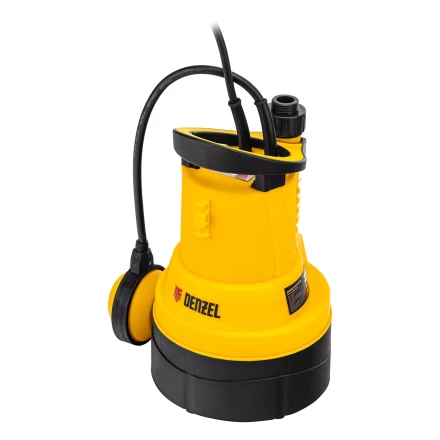 Дренажный насос для чистой воды DPB400, 400 Вт, подъем 11 м, 5500 л/ч Denzel 97266 купить в Нягани