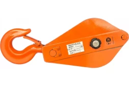 Блок монтажный однорольный с  крюком TOR HQG(L) K1-20,0 т с откидной щекой (S) 1048603