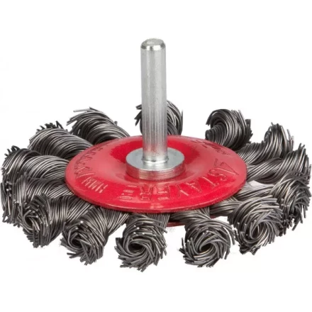 STAYER &quot;PROFESSIONAL&quot;. Щетка дисковая для дрели, жгутированная стальная проволока 0,5мм, 75мм 35115-075_z01 купить в Нягани