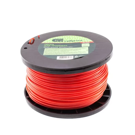 Леска для триммера круглая, на DIN катушке, 2.4 мм х 160 м, Россия Сибртех 961345 купить в Нягани