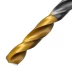 Сверло спиральное по металлу Denzel 5 х 132 мм, Р6М5, Golden Tip, удлиненное, 718254 купить в Нягани