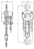 Таль ручная цепная тип HSZ-C г-п 2 тонн H=12 метра купить в Нягани