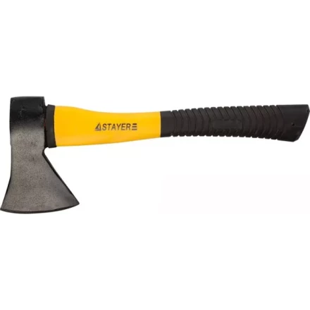 Топор STAYER &quot;STANDARD&quot; кованый, фиберглассовая рукоятка, 0,6кг 20621-06 купить в Нягани